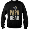 Image of Iam A Rams Papa Bear TShirt