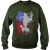 Image of arizona Deer Hunting US Flag shirt