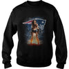 Image of CG-sport-wonder woman-football-New England Patriots