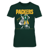 Image of Green Bay Packers - Favre - Number Portrait