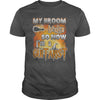 Image of GUITARIST Halloween Shirts My Broom broke T Shirts