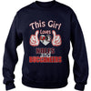 Image of Girl Loves Noles And Buccaneers TSHirt