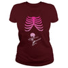 Image of Halloween Kung Fu Skeleton Baby Maternity T-Shirt