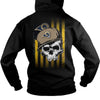 Image of flag skull rams