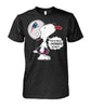 Image of New England Patriots Snoppy T-shirt