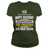 Image of happy birthay with packers