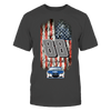 Image of Dale Earnhardt Jr. NASCAR 88;Patriotic Distressed Flag design
