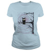 Image of owl in spooky tree halloween happy halloween gift owl in spooky tree halloween