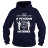 Image of Veteran Tee October Birthday Gift