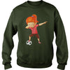 Image of Soccer Shirt for Girls Funny Dabbing Dab Dance Soccer Ball