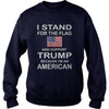 Image of I stand for the flag and support Trump T-shirt