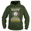Image of NFL-STEELERS 163 GUY LOVES WINE