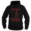 Image of Zombies Ruined This Shirt Funny Halloween Distressed T-Shirt