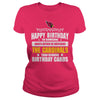 Image of happy birthday with the cardinals
