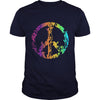 Image of Colored nature animal peace sign