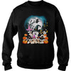 Image of SIBERIAN HUSKY T SHIRT HAPPY HALLOWEEN SHIRT