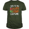 Image of THIS IS MY SCARY WINE COSTUME T SHIRT HALLOWEEN SHIRT