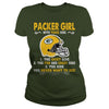 Image of packers girl with three side