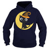 Image of Halloween Black Cat and Moon