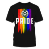 Image of Grunge LGBT Pride Flag - Colorado State Rams