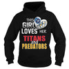 Image of Girl love Titans And Predators T Shirt