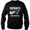 Image of Patriots Just Hate Us T-shirt, Patriots Just Hate Us Hoodies