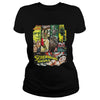 Image of Vintage Style Sci Fi Horror Movie Poster Collage T-Shirt