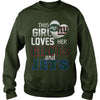 Image of This Girl Loves her Giants And Jets TShirt