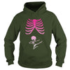 Image of Halloween Kung Fu Skeleton Baby Maternity T-Shirt