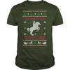 Image of HORSE CHRISTMAS SWEATER PATTERN Papa Mama Men Women Dogs Lovers Sunfrog Hoodie