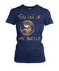 Image of Minnesota Vikings - Stay out of my bubble T-shirt