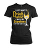 Image of Pittsburgh-steelers I Just Want To Drink Wine And Watch My Steelers Beat Your Team's AssLimit Edition