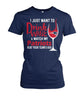 Image of New England Patriots I just want to drink wine and watch my Patriots beat your team's ass T-shirt
