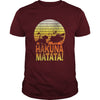 Image of Disney Lion King Hakuna Matata Profile Graphic TShirt