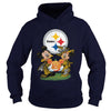Image of Steelers Mickey Haloween Tshirt, Steelers Mickey Haloween Hoodies
