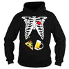 Image of Maternity Shirt Skeleton Baby Beer and Pizza T-shirt