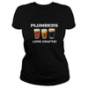 Image of Funny Craft Beer T Shirt for Men or Women Plumbers