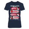 Image of RED SOX - I WANT A MAN FAST STRONG RELIABLE BRAVE