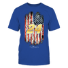 Image of Chase Elliott NASCAR 24 Patriotic Distressed Flag