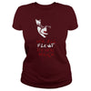 Image of RED BALLOON WE ALL FLOAT DOWN CLOWN HORROR HALLOWEEN T-SHIRT
