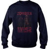 Image of Zombies Ruined This Shirt Funny Halloween Distressed T-Shirt
