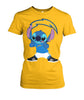 Image of Los Angeles Chargers - Cute Stitch T-shirt