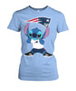 Image of New England Patriots Cute Stitch T-shirt