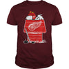 Image of CLe-Ice-hockey-Sleep-Snoopy-Detroit-Red-Wings