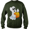 Image of Happy Halloween Ghost and Pumpkin