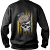 Image of flag skull rams