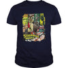 Image of Vintage Style Sci Fi Horror Movie Poster Collage T-Shirt