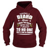 Image of BEARDED T-SHIRT HOODIE SWEATSIRT