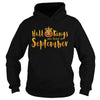 Image of Hallokings are born in september funny halloween tshirt