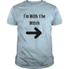 Image of Mens Mens Halloween Couples Costume Shirt Im With The Witch